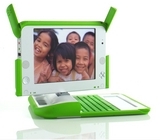 Picture of the Green OLPC XO