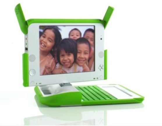 Picture of the Green OLPC XO